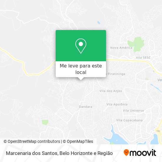 Marcenaria dos Santos mapa