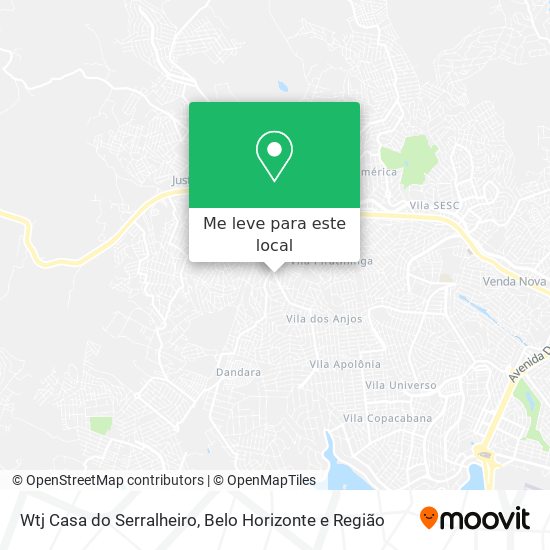 Wtj Casa do Serralheiro mapa