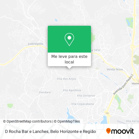 D Rocha Bar e Lanches mapa