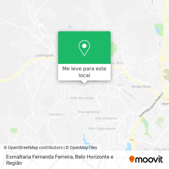 Esmaltaria Fernanda Ferreira mapa