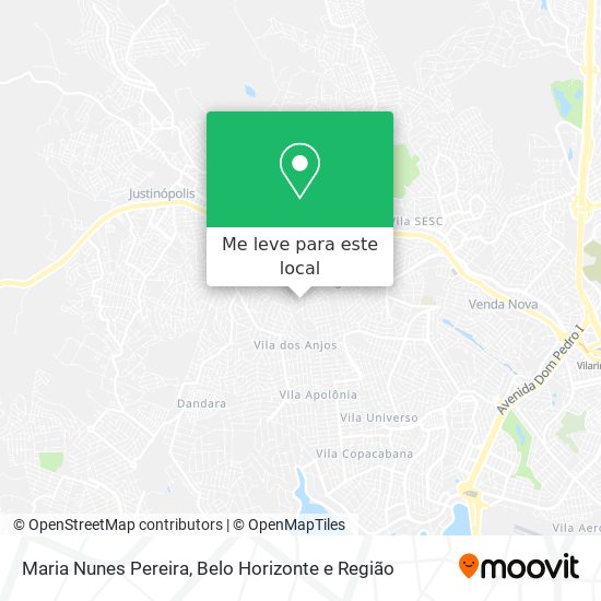 Maria Nunes Pereira mapa