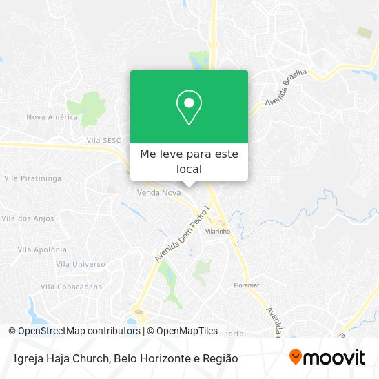 Igreja Haja Church mapa