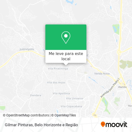 Gilmar Pinturas mapa