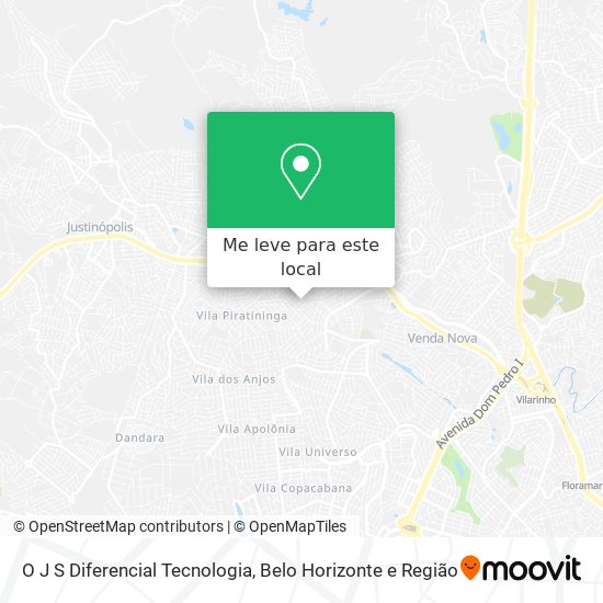 O J S Diferencial Tecnologia mapa