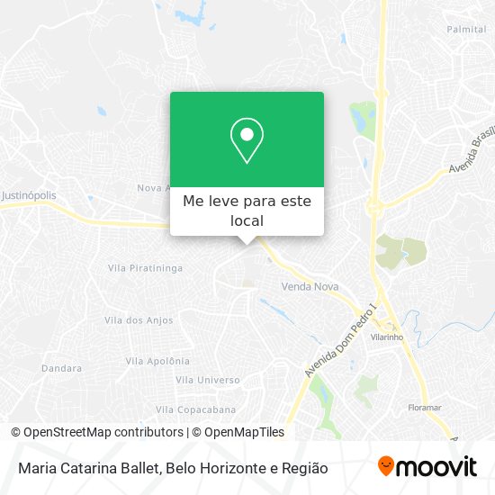Maria Catarina Ballet mapa