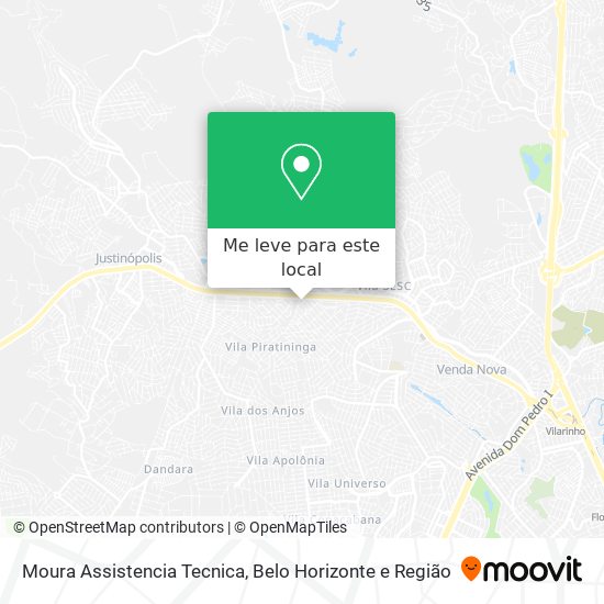 Moura Assistencia Tecnica mapa