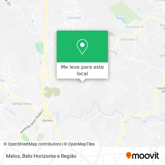 Melos mapa