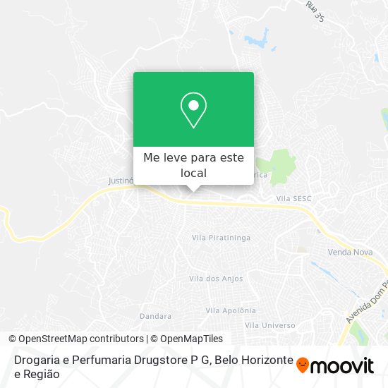 Drogaria e Perfumaria Drugstore P G mapa