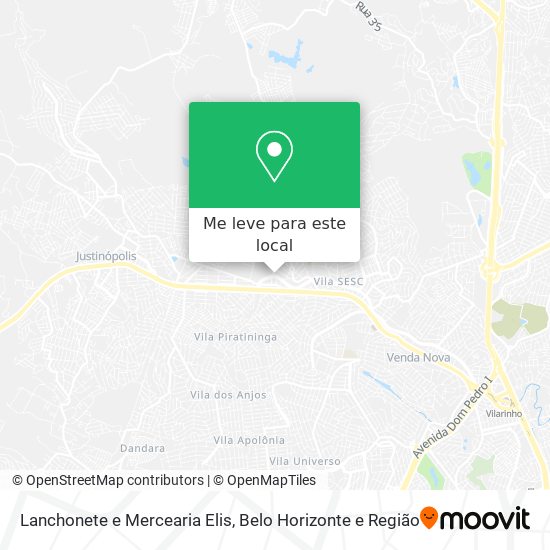 Lanchonete e Mercearia Elis mapa