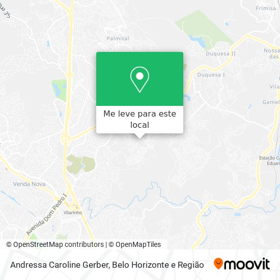Andressa Caroline Gerber mapa