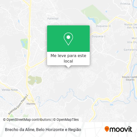 Brecho da Aline mapa