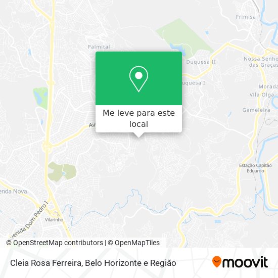 Cleia Rosa Ferreira mapa