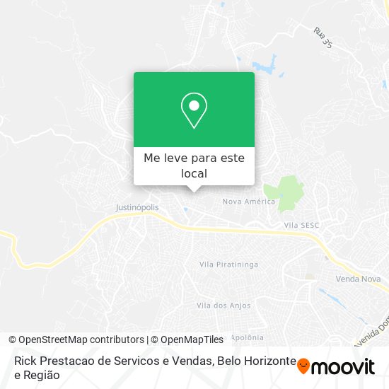 Rick Prestacao de Servicos e Vendas mapa