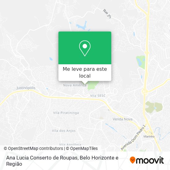 Ana Lucia Conserto de Roupas mapa
