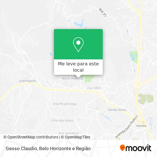 Gesso Claudio mapa