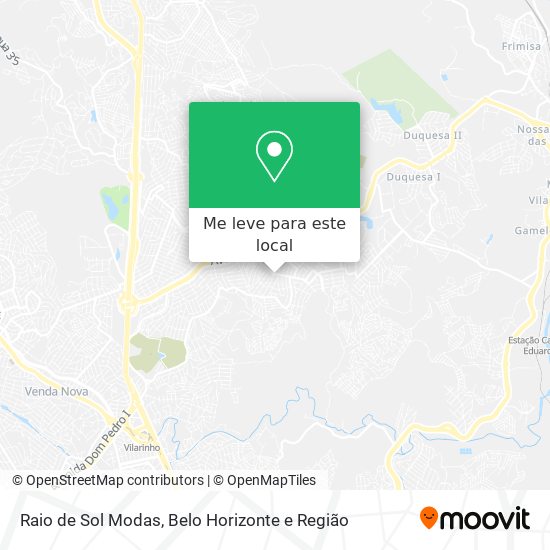 Raio de Sol Modas mapa
