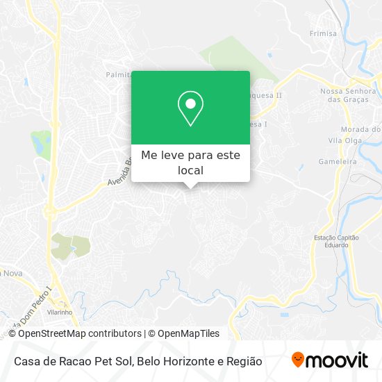 Casa de Racao Pet Sol mapa