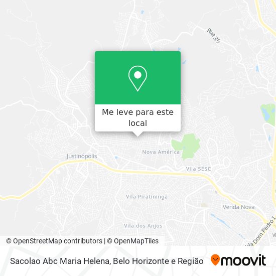 Sacolao Abc Maria Helena mapa