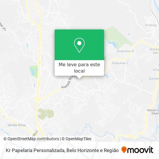 Kr Papelaria Personalizada mapa