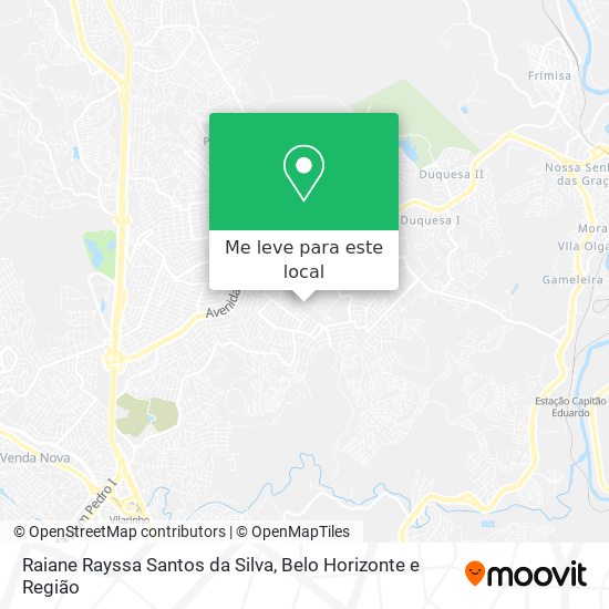 Raiane Rayssa Santos da Silva mapa