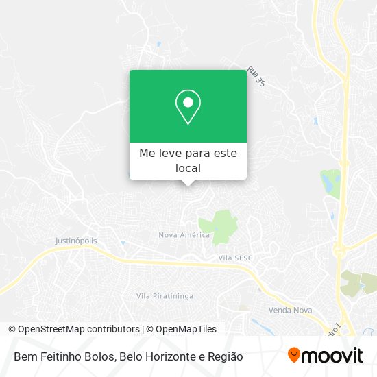 Bem Feitinho Bolos mapa