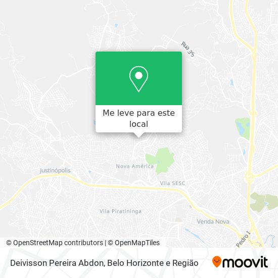 Deivisson Pereira Abdon mapa