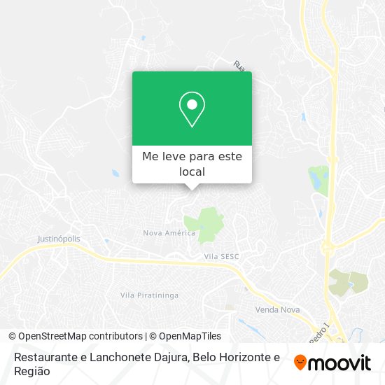Restaurante e Lanchonete Dajura mapa