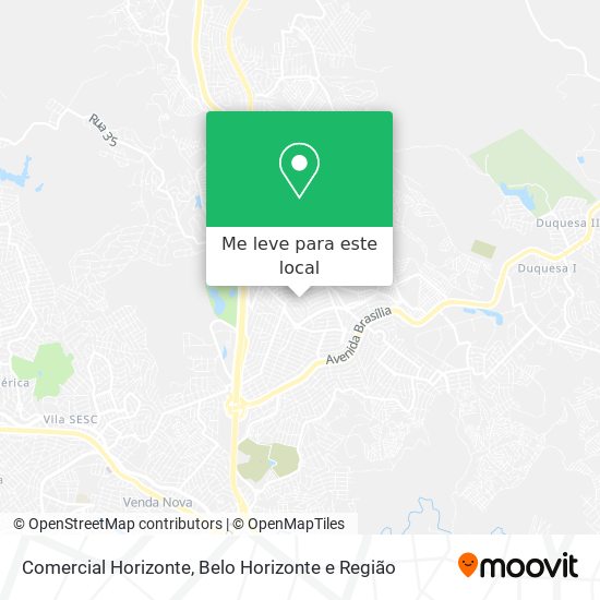 Comercial Horizonte mapa