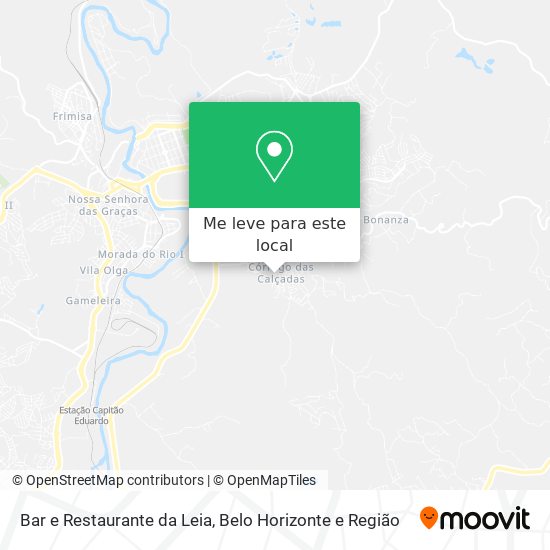 Bar e Restaurante da Leia mapa