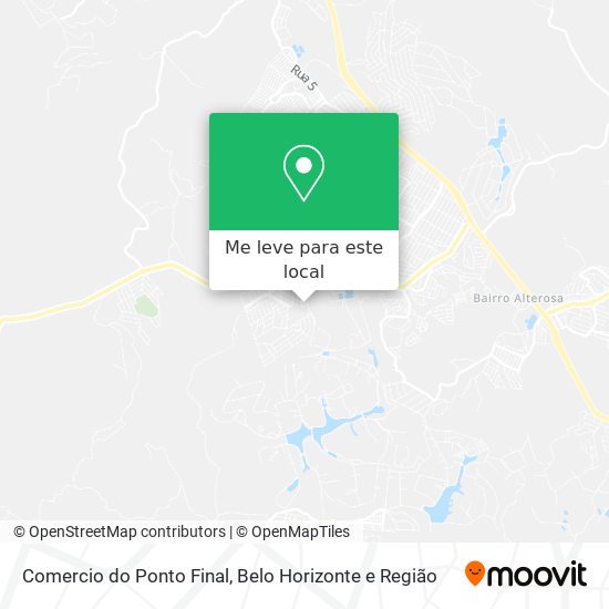 Comercio do Ponto Final mapa
