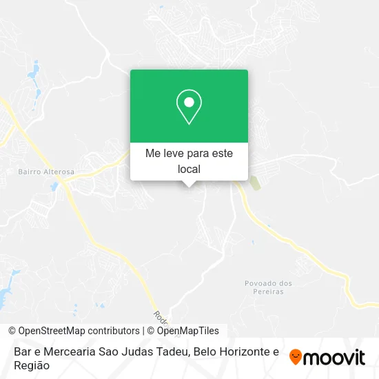 Bar e Mercearia Sao Judas Tadeu mapa