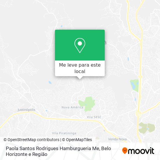 Paola Santos Rodrigues Hamburgueria Me mapa