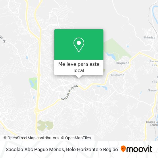 Sacolao Abc Pague Menos mapa