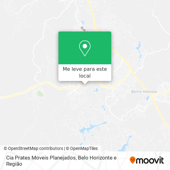 Cia Prates Moveis Planejados mapa