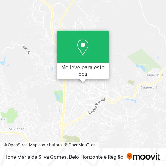 Ione Maria da Silva Gomes mapa