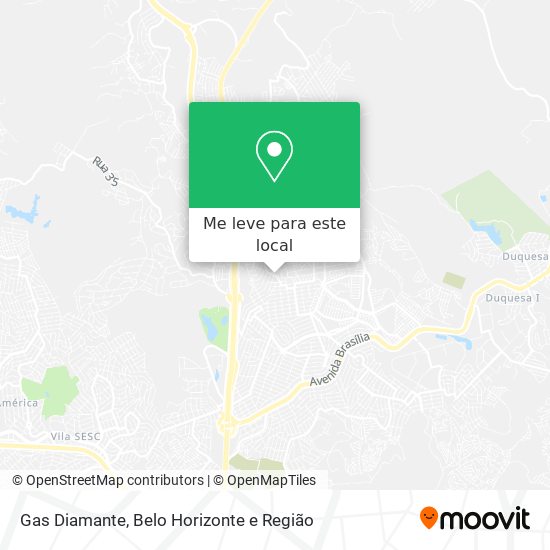 Gas Diamante mapa