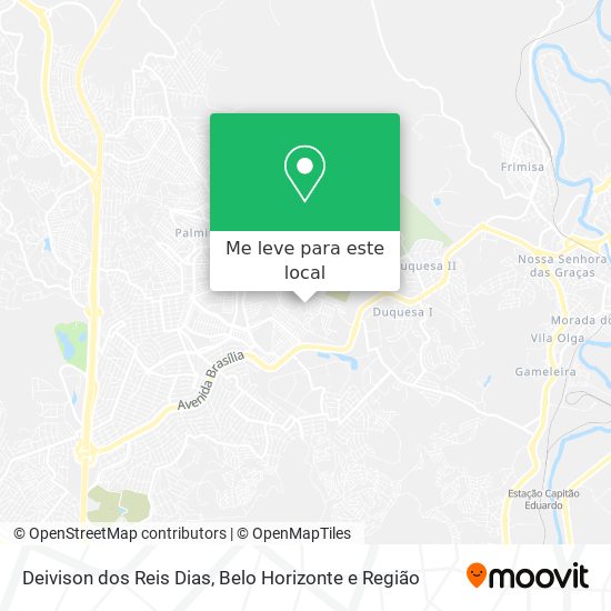 Deivison dos Reis Dias mapa