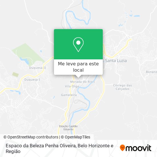 Espaco da Beleza Penha Oliveira mapa