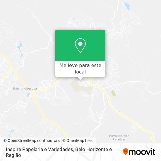 Inspire Papelaria e Variedades mapa
