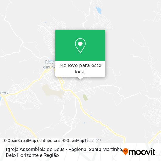 Igreja Assembleia de Deus - Regional Santa Martinha mapa