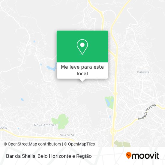 Bar da Sheila mapa