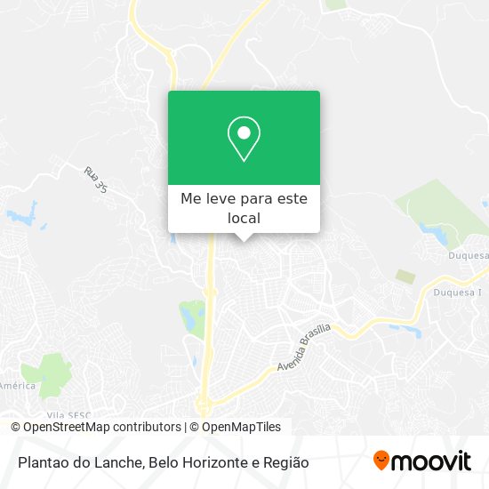 Plantao do Lanche mapa