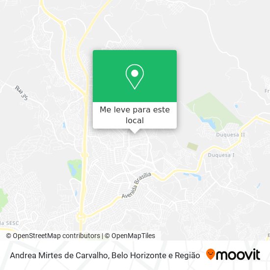 Andrea Mirtes de Carvalho mapa