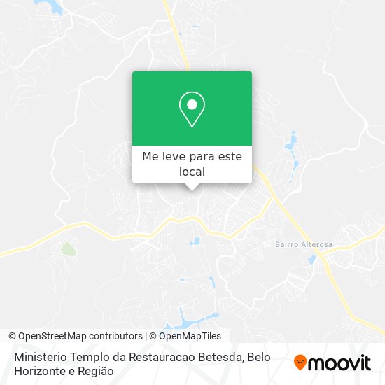 Ministerio Templo da Restauracao Betesda mapa