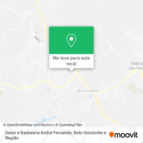 Salao e Barbearia Andre Fernando mapa