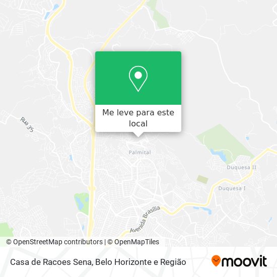 Casa de Racoes Sena mapa