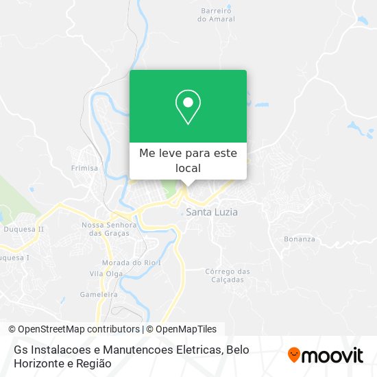 Gs Instalacoes e Manutencoes Eletricas mapa