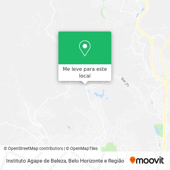 Instituto Agape de Beleza mapa