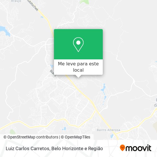 Luiz Carlos Carretos mapa