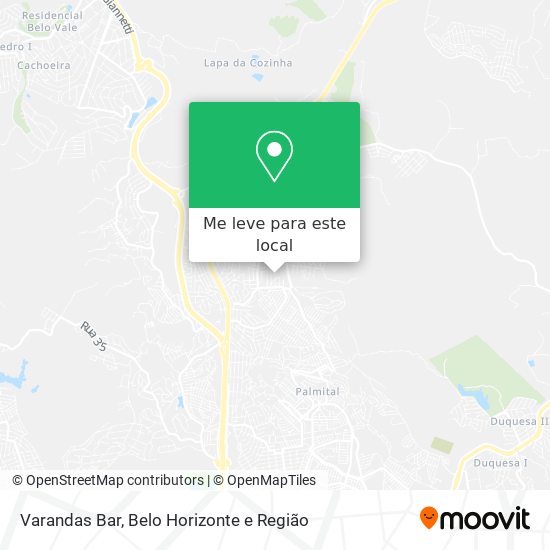 Varandas Bar mapa